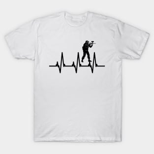 Paintball Heartbeat T-Shirt